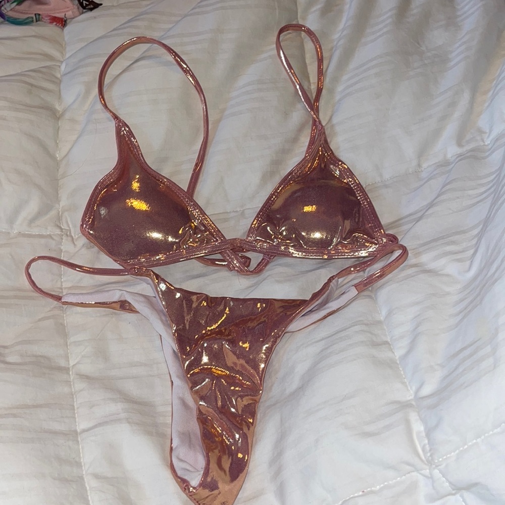 Metallic Bikini Set